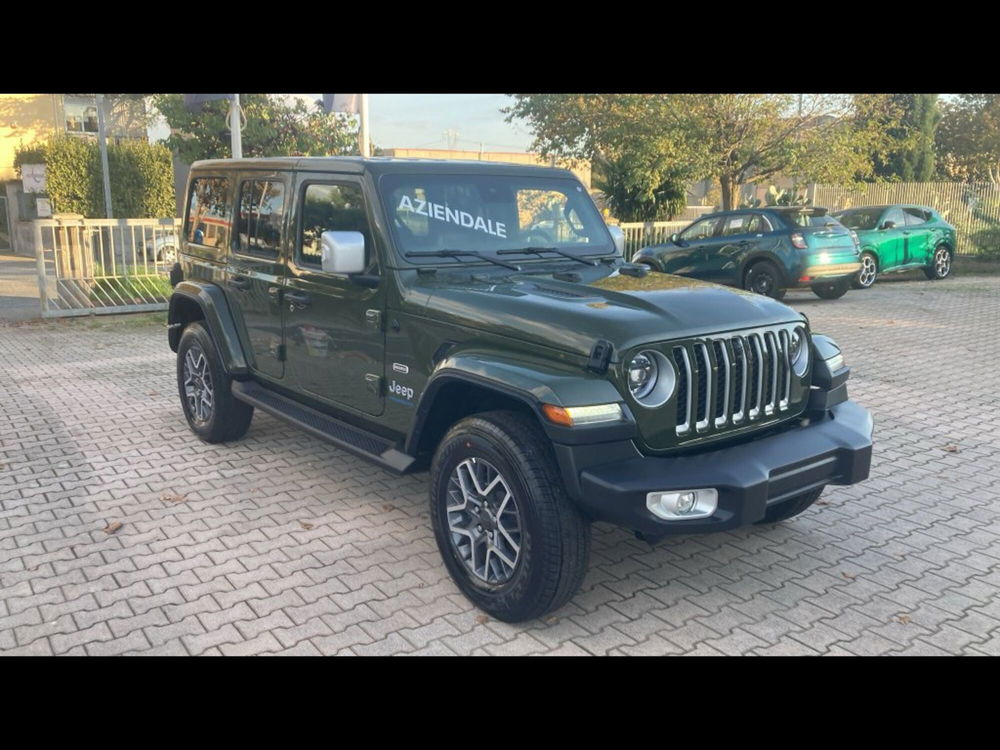 Jeep Wrangler Unlimited 2.0 PHEV ATX 4xe Sahara  nuova a Rosignano Marittimo