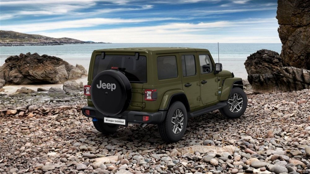 Jeep Wrangler Unlimited 2.0 PHEV ATX 4xe Sahara  nuova a Rosignano Marittimo (2)