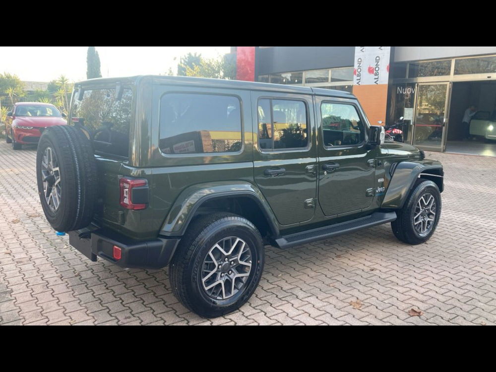 Jeep Wrangler Unlimited 2.0 PHEV ATX 4xe Sahara  nuova a Rosignano Marittimo (3)