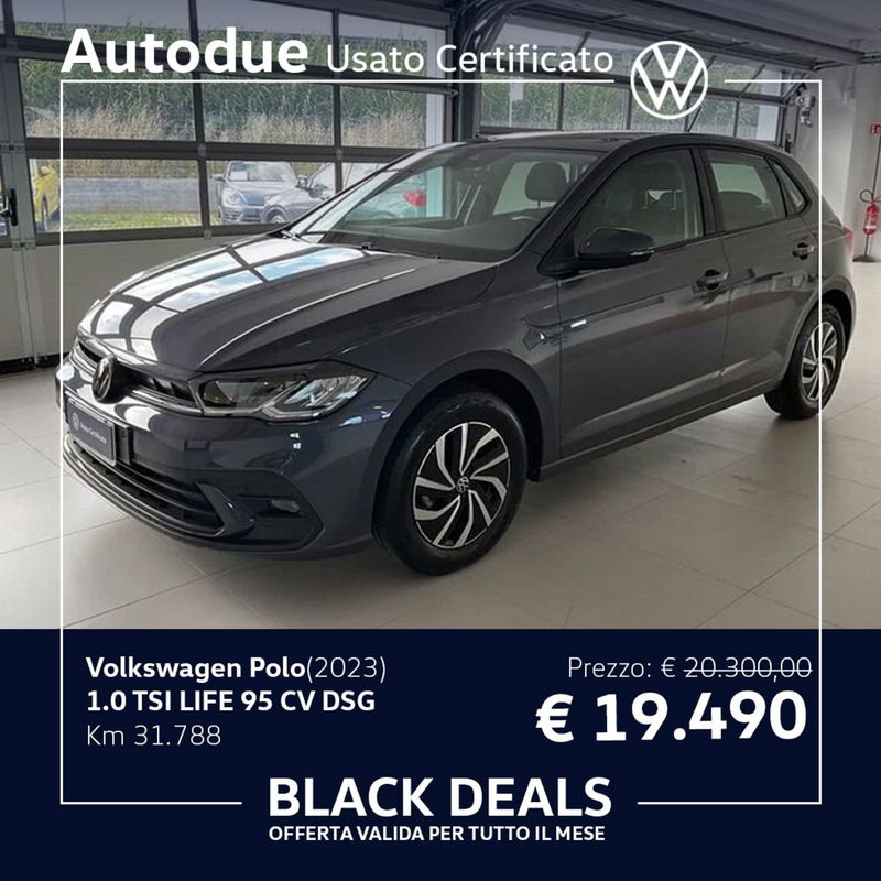 Volkswagen Polo 1.0 tsi Life 95cv dsg del 2023 usata a Salerno