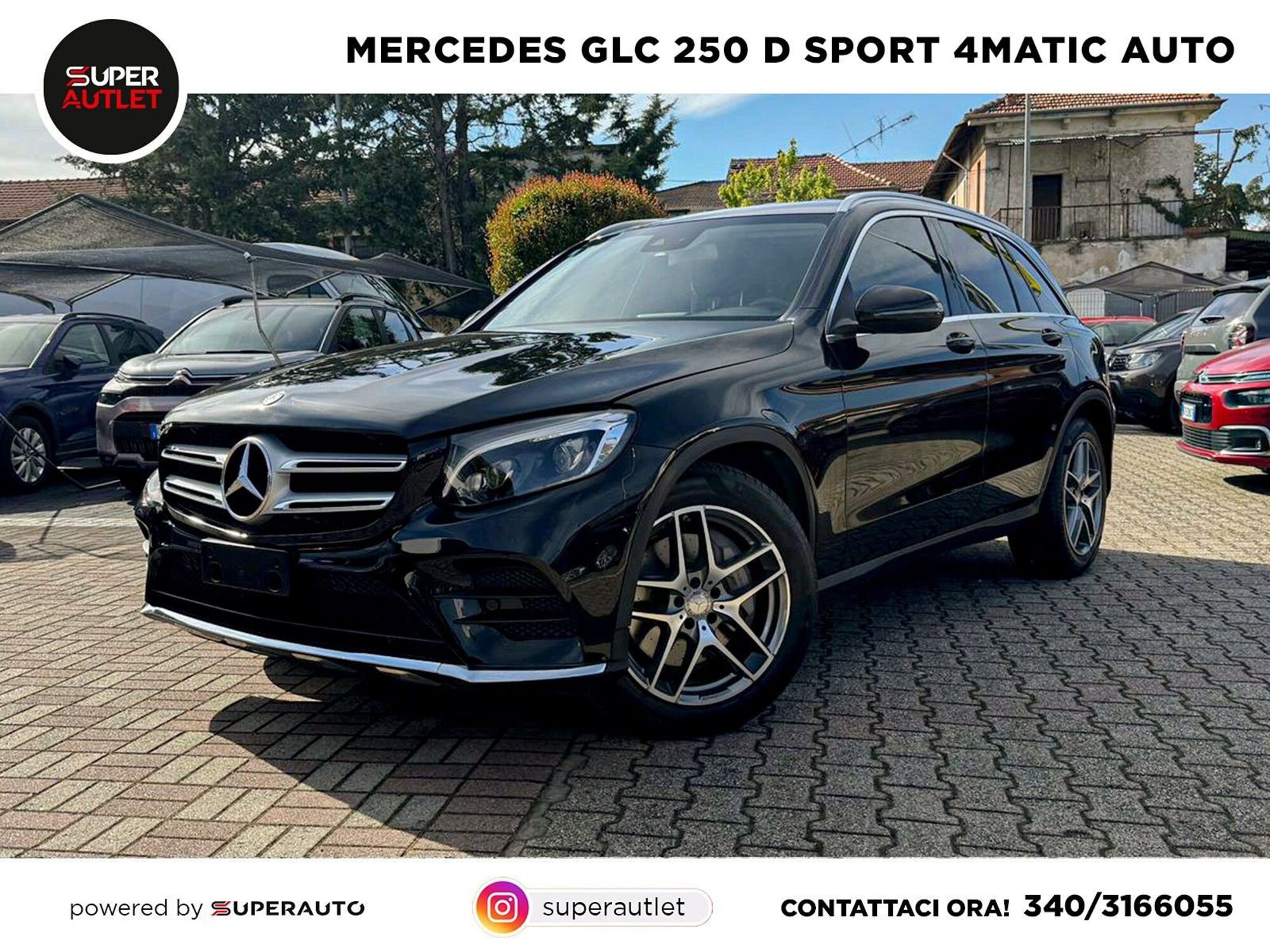 Mercedes-Benz GLC SUV 250 d 4Matic Sport  del 2016 usata a Vigevano