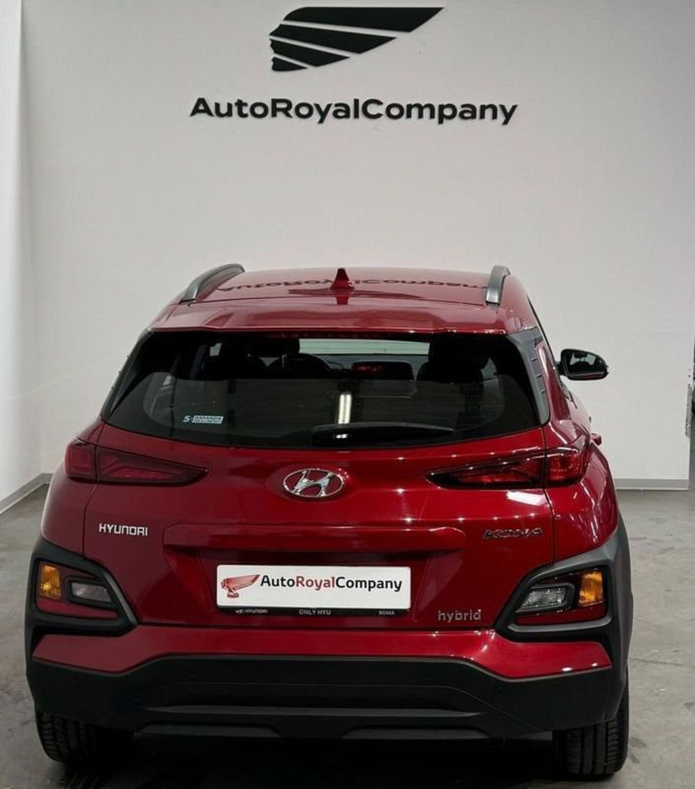 Hyundai Kona HEV 1.6 DCT XTech  del 2020 usata a Roma (3)