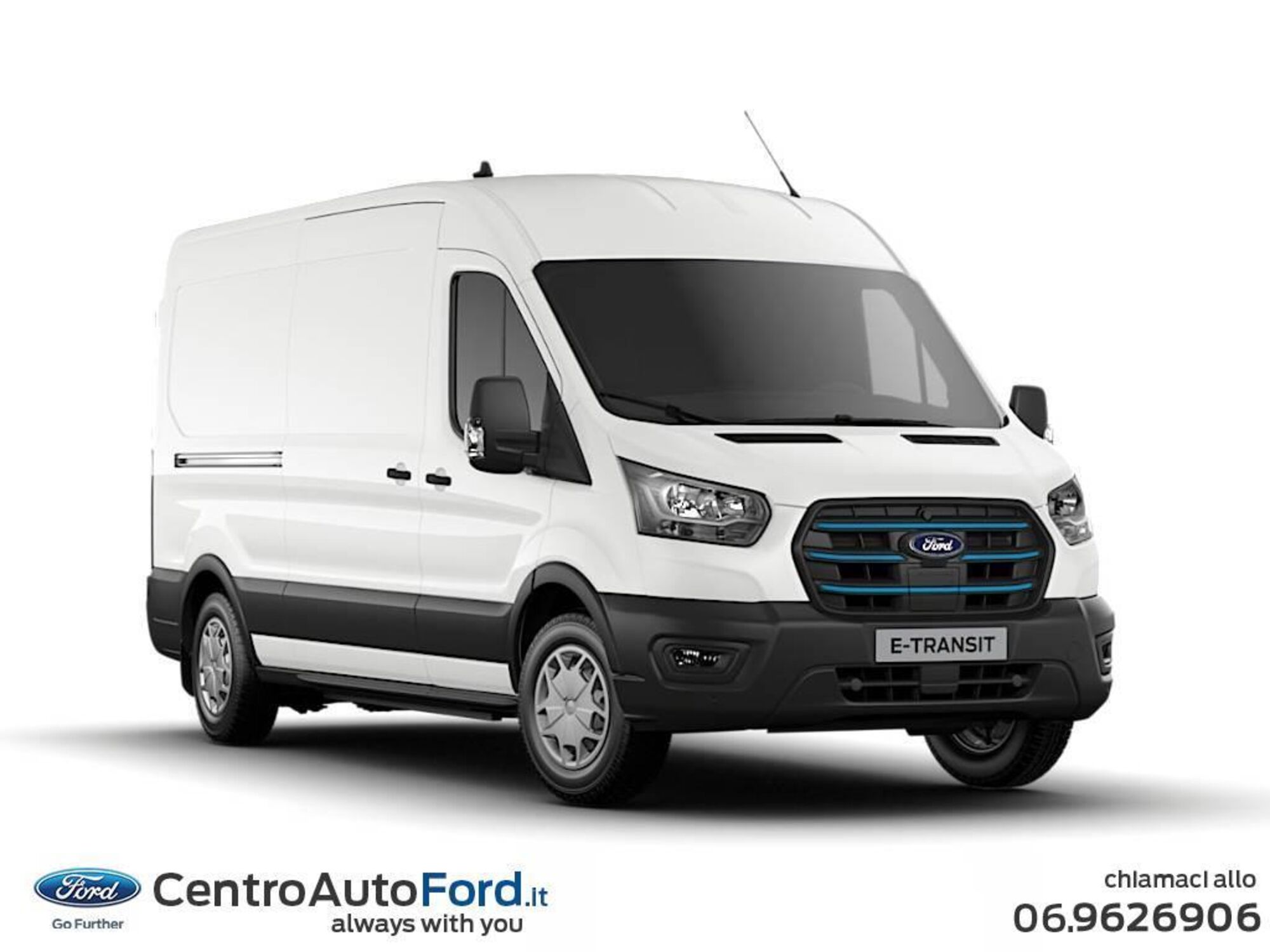 Ford E-Transit Telaio 350 Batteria 68kWh 184CV PL Cabinato Trend nuova a Albano Laziale