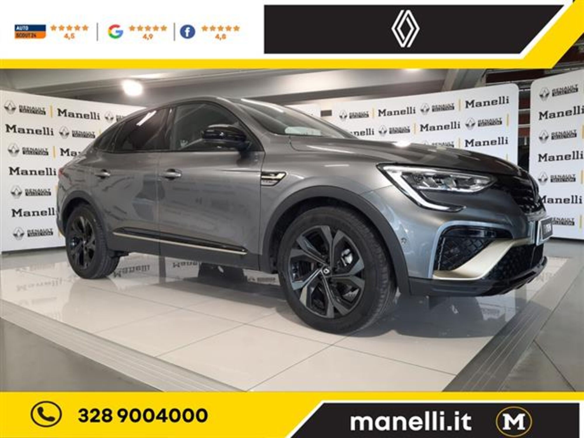 Renault Arkana 1.6 full hybrid Techno 145cv del 2023 usata a Brescia