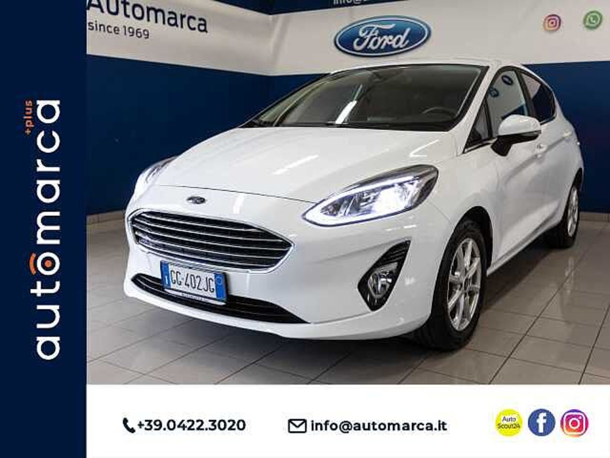 Ford Fiesta 1.0 Ecoboost 125 CV 5 porte Titanium  del 2021 usata a Silea