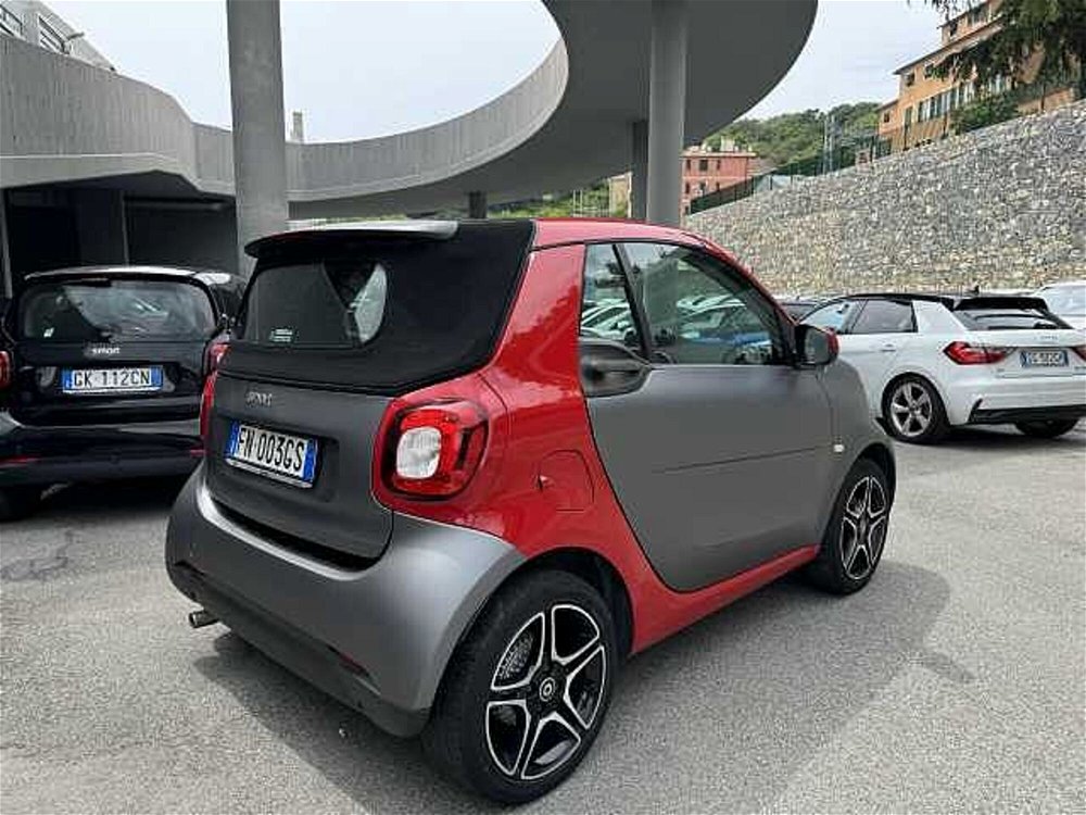 smart Fortwo Cabrio 90 0.9 Turbo twinamic cabrio Passion  del 2018 usata a Genova (2)