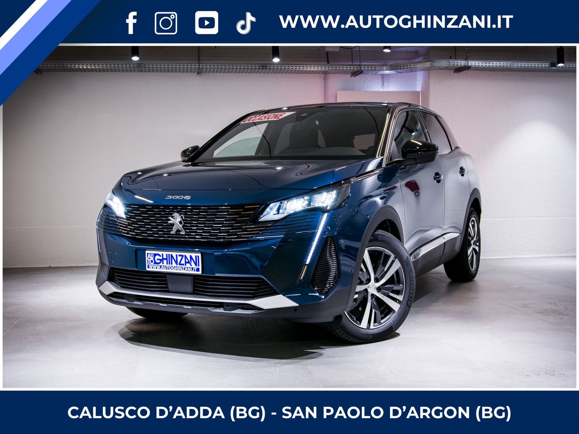 Peugeot 3008 BlueHDi 130 S&amp;S EAT8 Allure Pack  nuova a Calusco d&#039;Adda