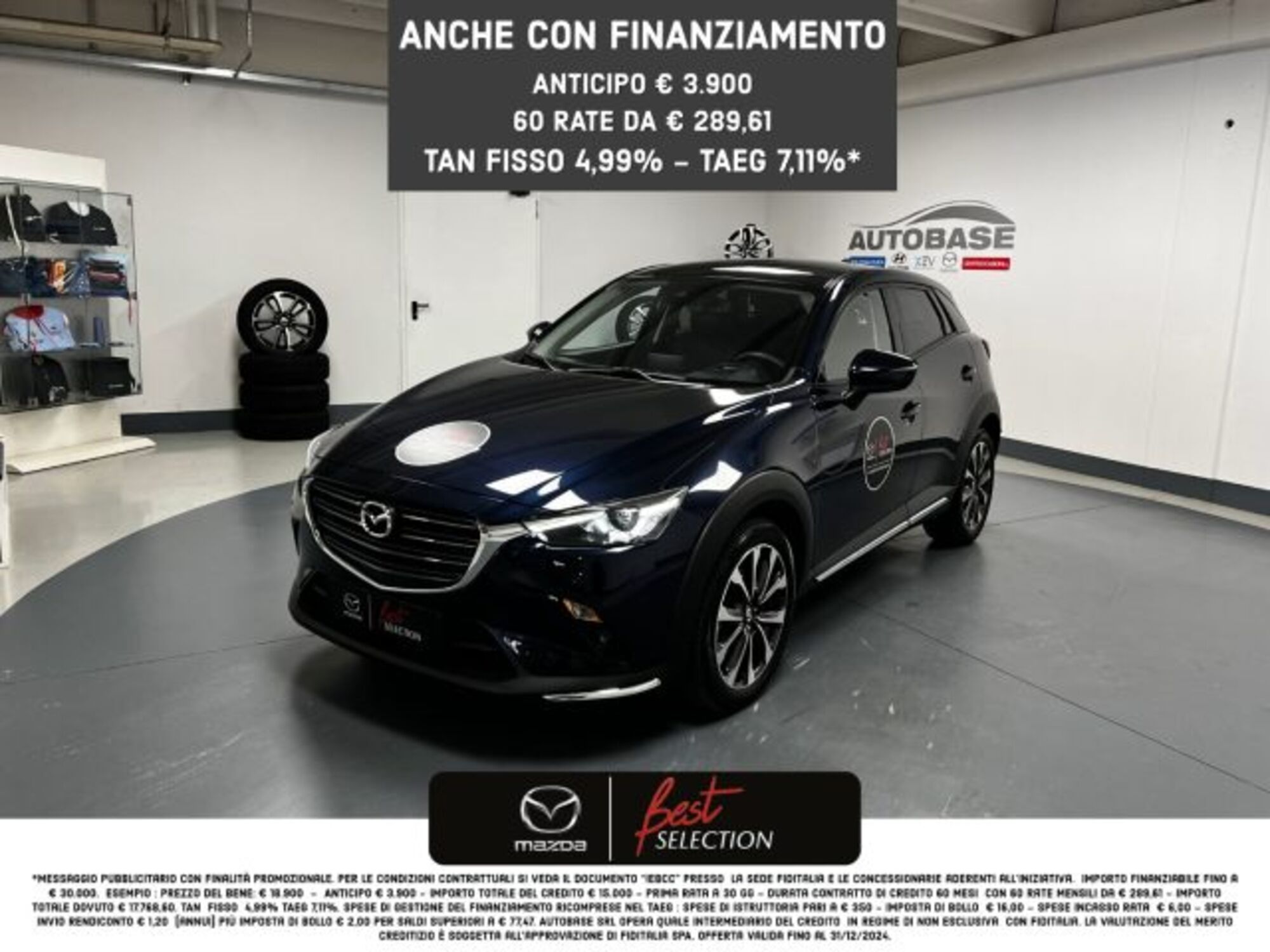 Mazda CX-3 2.0L Skyactiv-G Exceed  del 2021 usata a Brescia