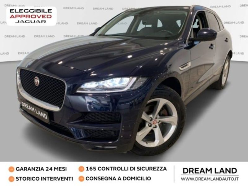 Jaguar F-Pace 2.0 D 180 CV AWD aut. Prestige  del 2019 usata a Livorno