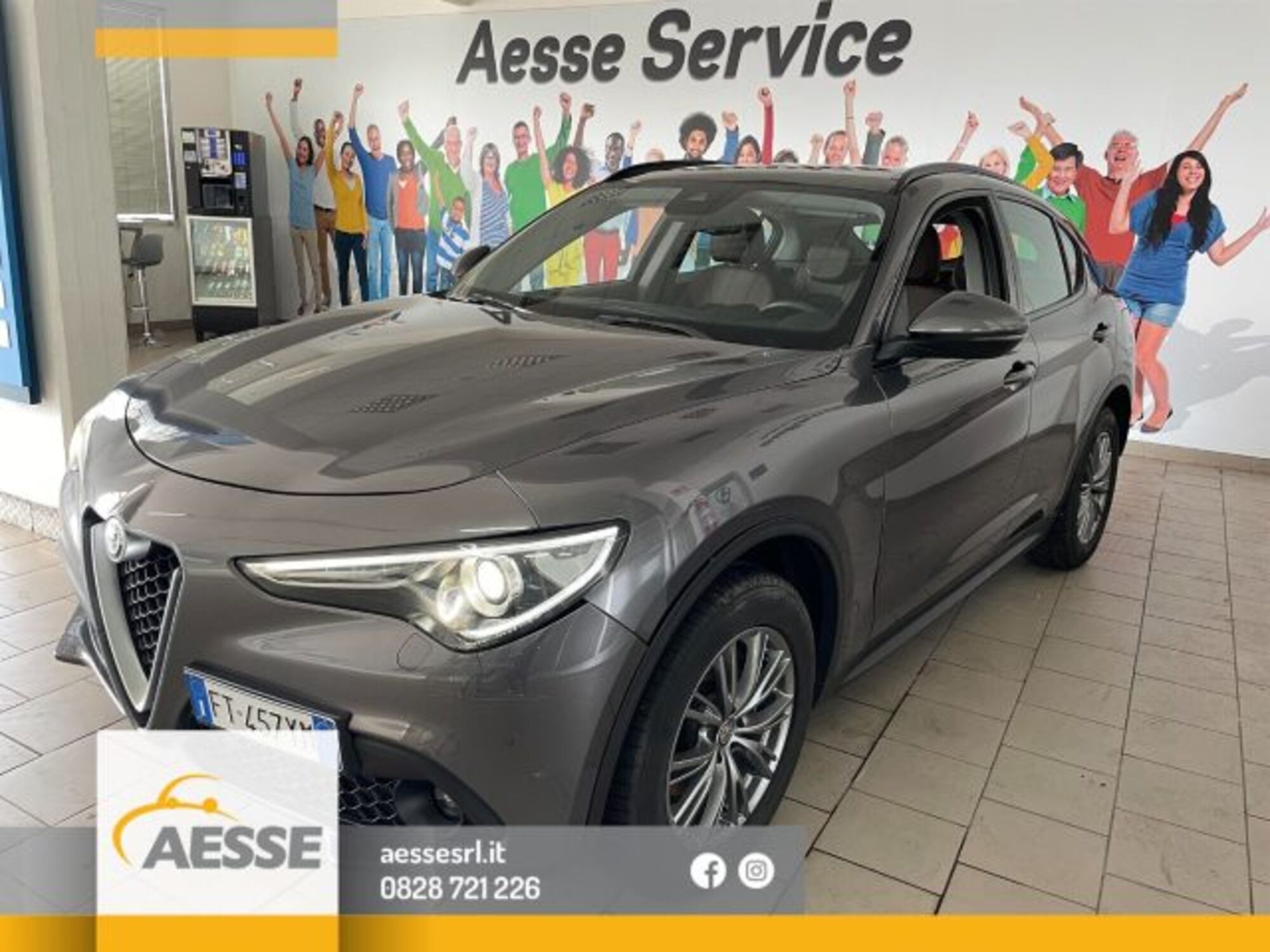 Alfa Romeo Stelvio Stelvio 2.2 Turbodiesel 190 CV AT8 Q4 Executive  del 2018 usata a Capaccio