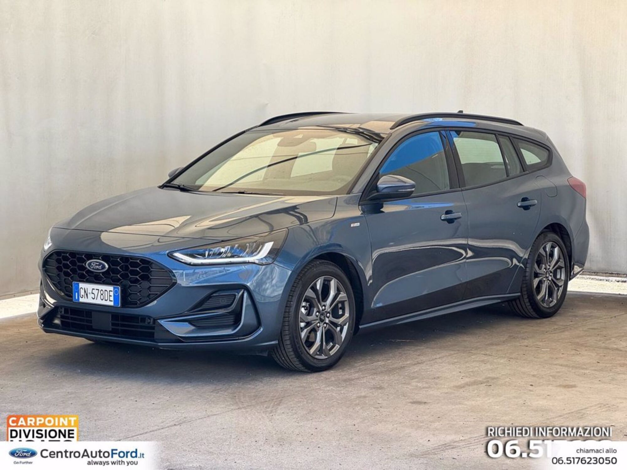 Ford Focus Station Wagon 1.0 EcoBoost 125 CV automatico SW ST-Line  del 2023 usata a Albano Laziale