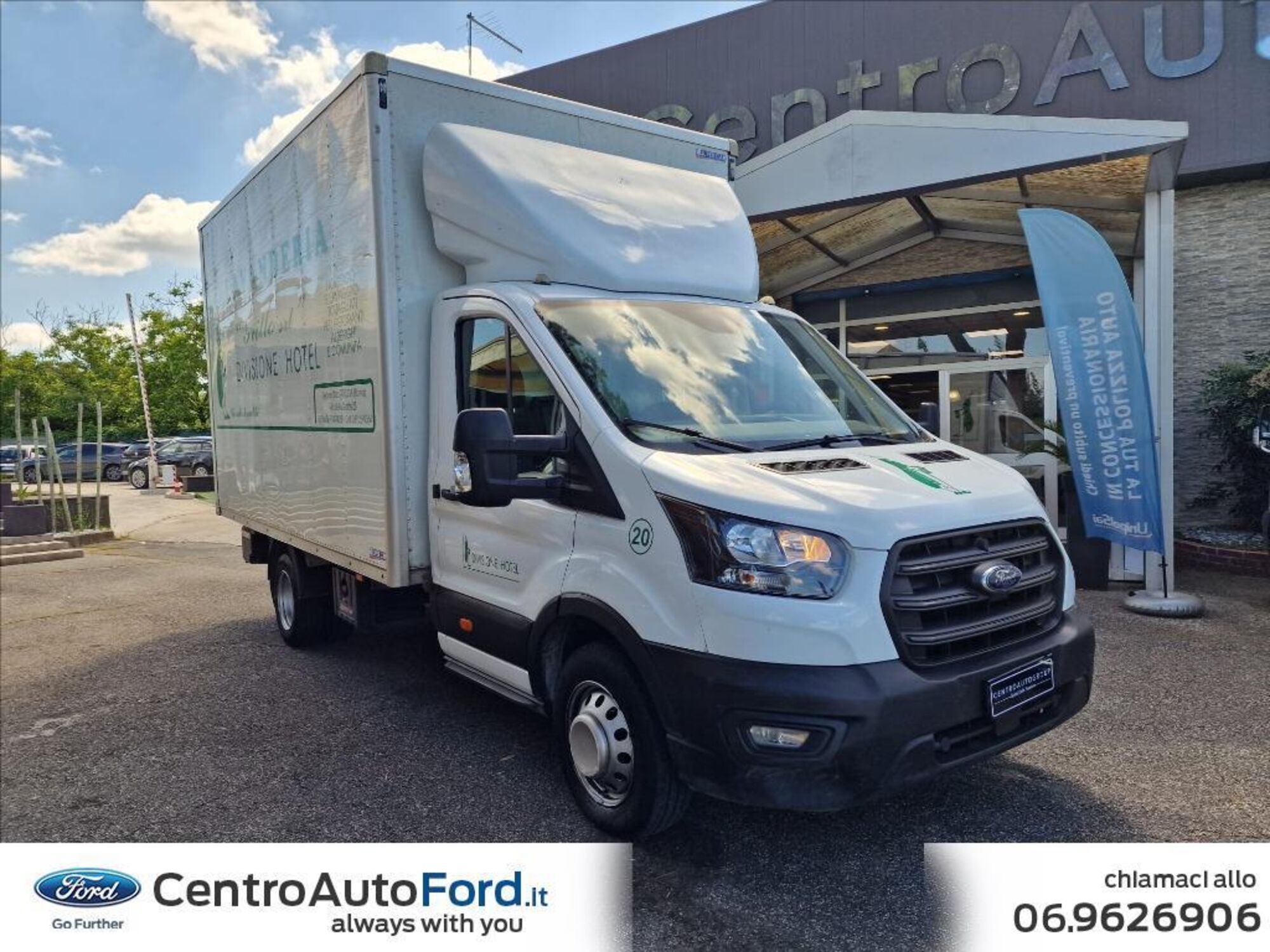 Ford Transit Telaio 350 2.0 HDT 170CV RWD PL 4p.Furgonato Trend  del 2020 usata a Albano Laziale