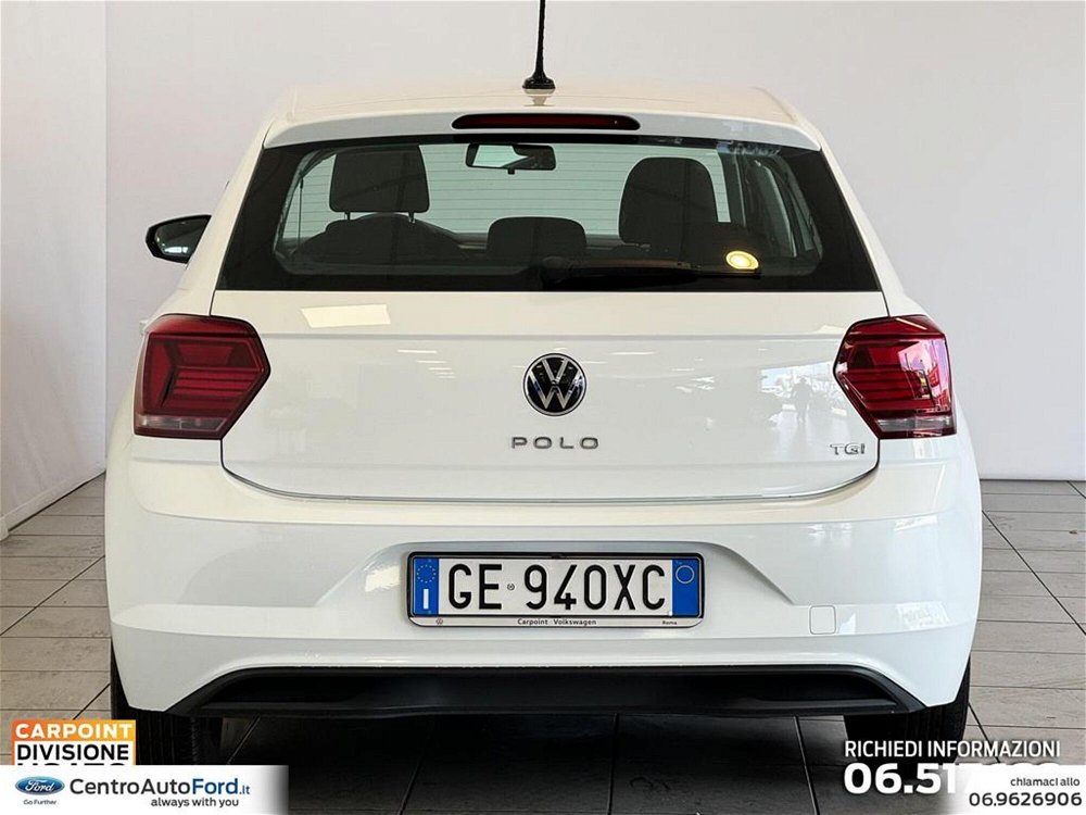 Volkswagen Polo 1.0 TGI 5p. Trendline BlueMotion Technology  del 2021 usata a Albano Laziale (4)