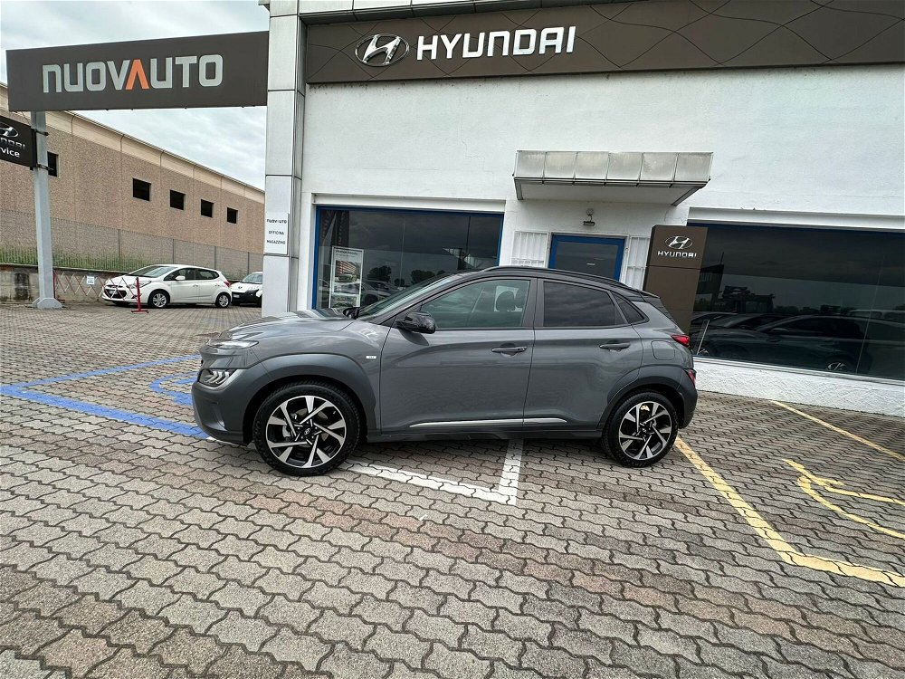 Hyundai Kona HEV 1.6 DCT XLine del 2021 usata a Madignano (2)