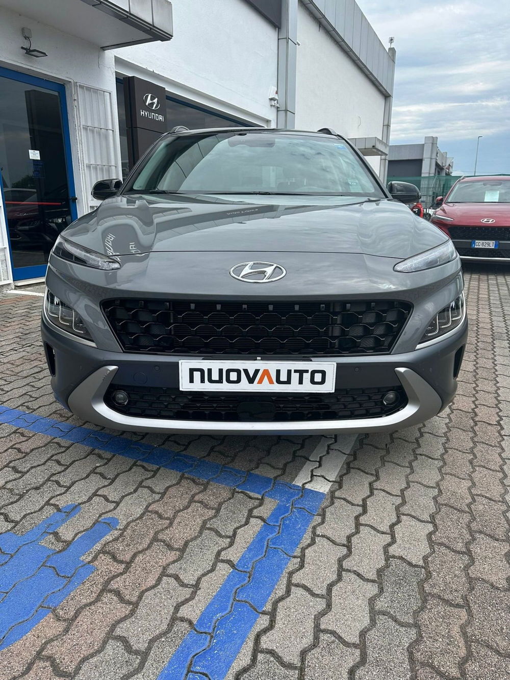 Hyundai Kona HEV 1.6 DCT XLine del 2021 usata a Madignano (4)