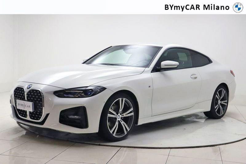 BMW Serie 4 Coupé 420d Coupe mhev 48V xdrive Msport auto del 2021 usata a Milano