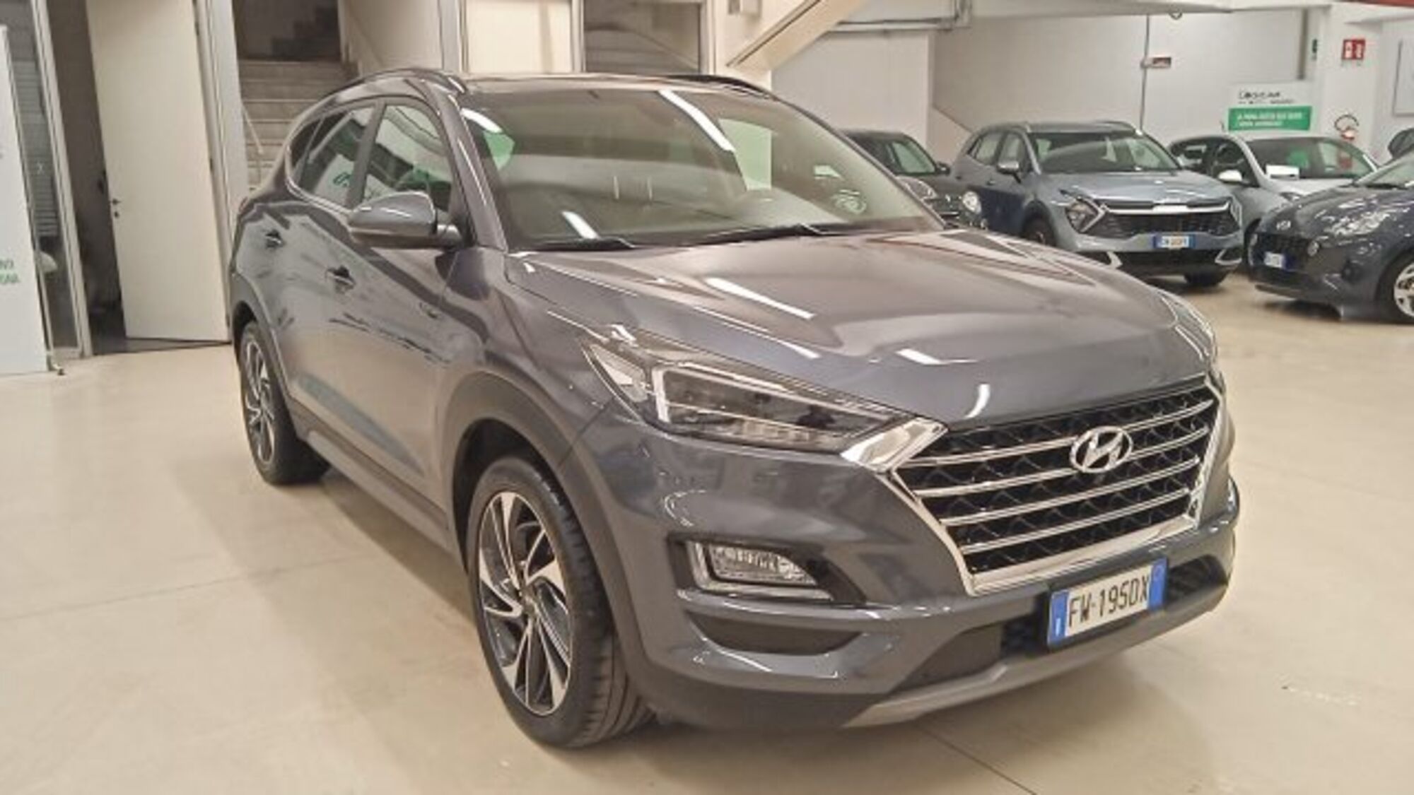 Hyundai Tucson 1.6 crdi 48V Exellence 2wd dct del 2019 usata a Torino