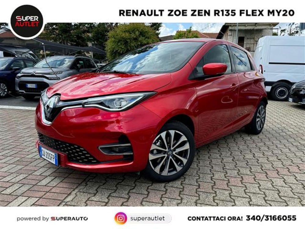 Renault Zoe Zen R135 Flex  del 2020 usata a Vigevano