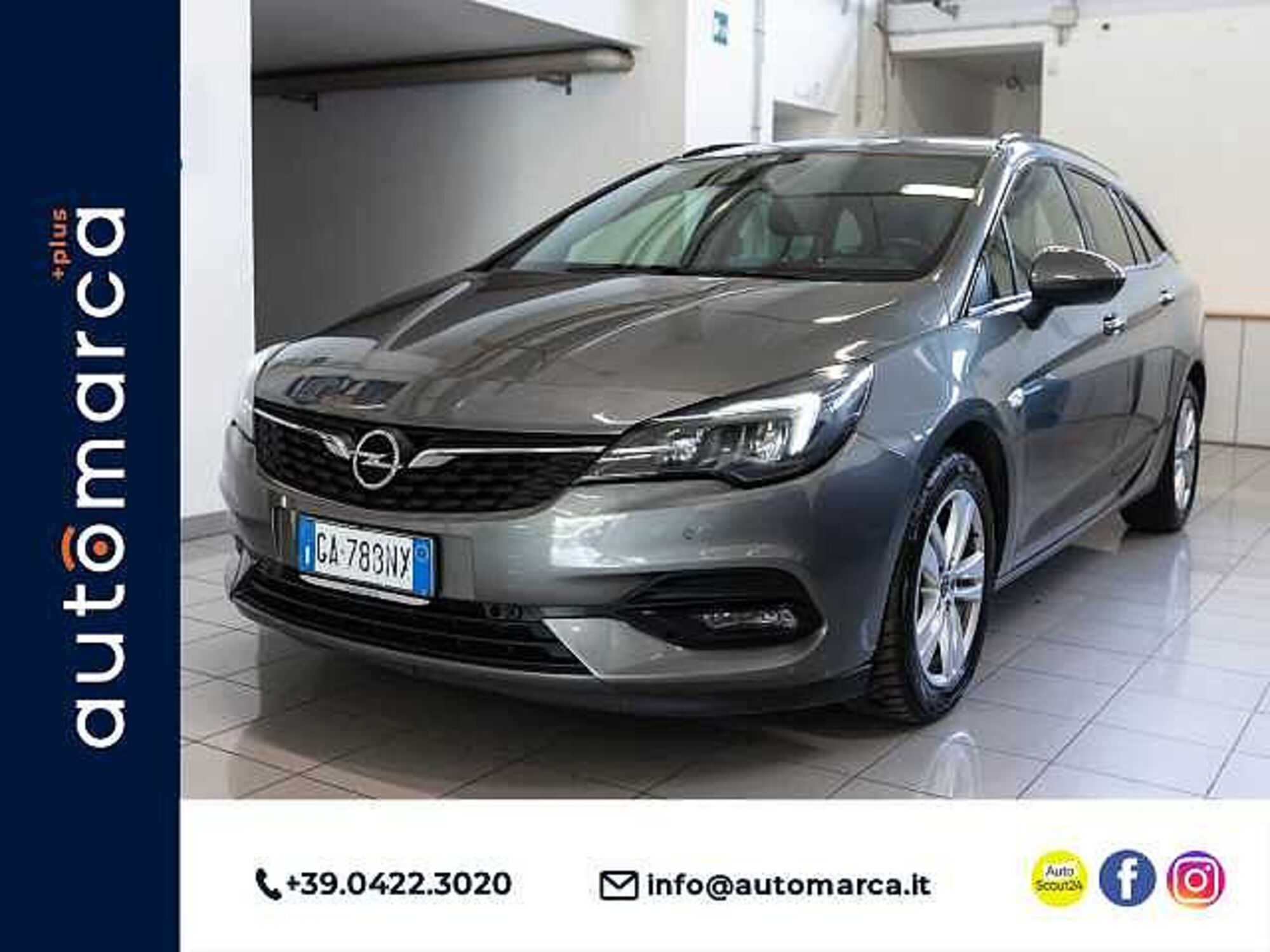 Opel Astra Station Wagon 1.5 CDTI 122 CV S&amp;S AT9 Sports GS Line  del 2020 usata a Silea