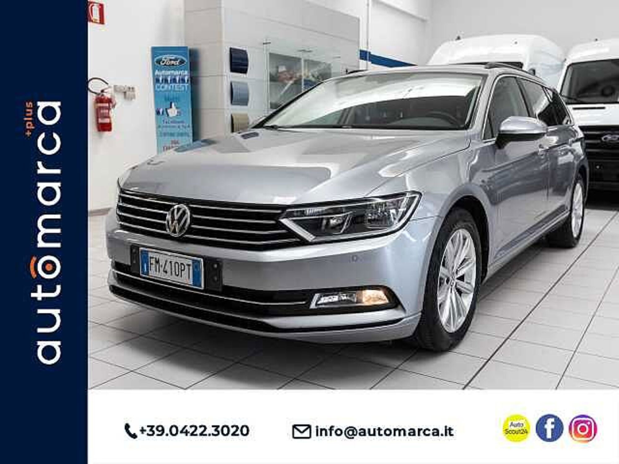 Volkswagen Passat Variant 1.6 TDI SCR DSG Business BMT  del 2018 usata a Silea