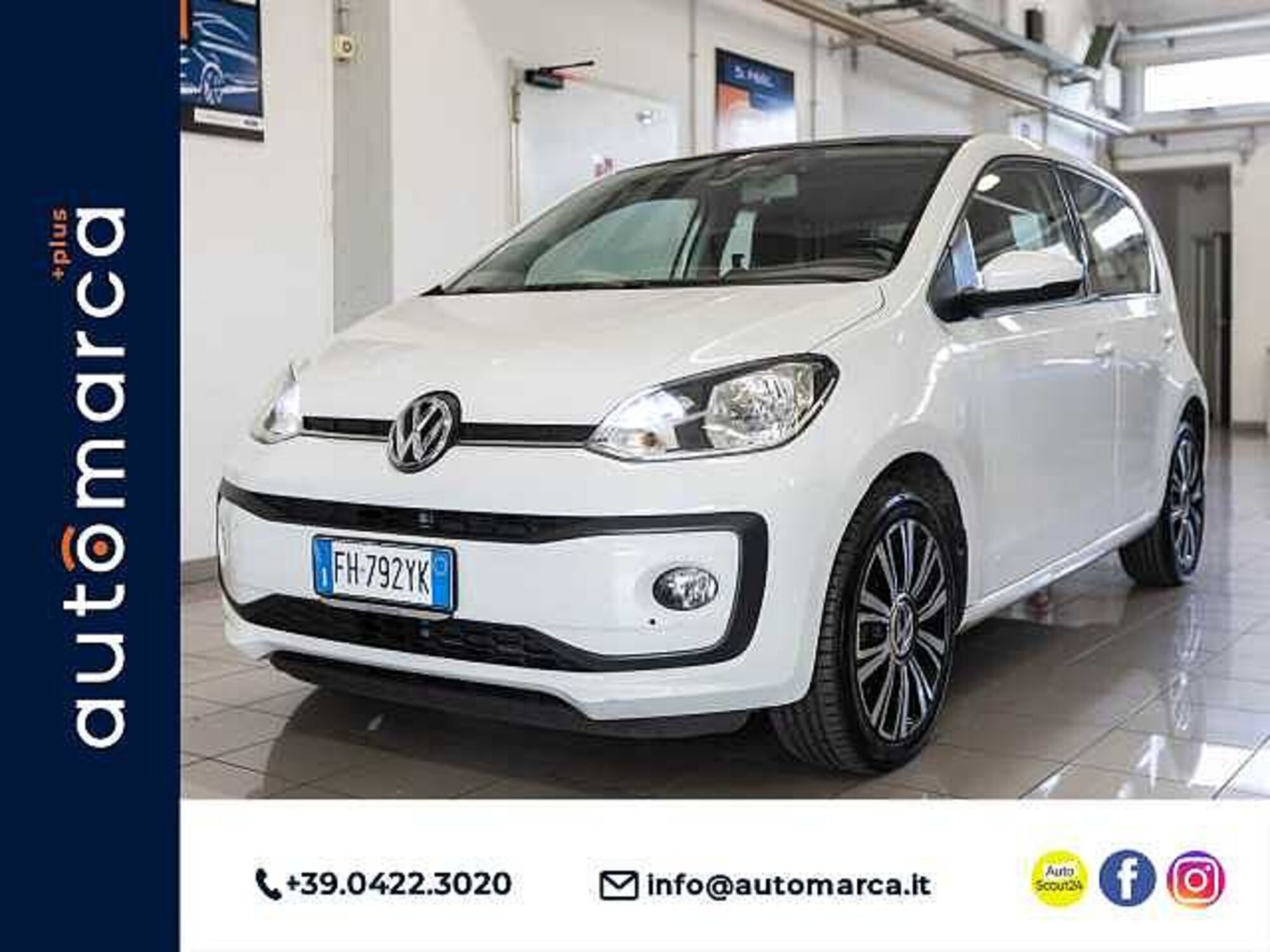 Volkswagen up! 75 CV 5p. high up!  del 2017 usata a Silea