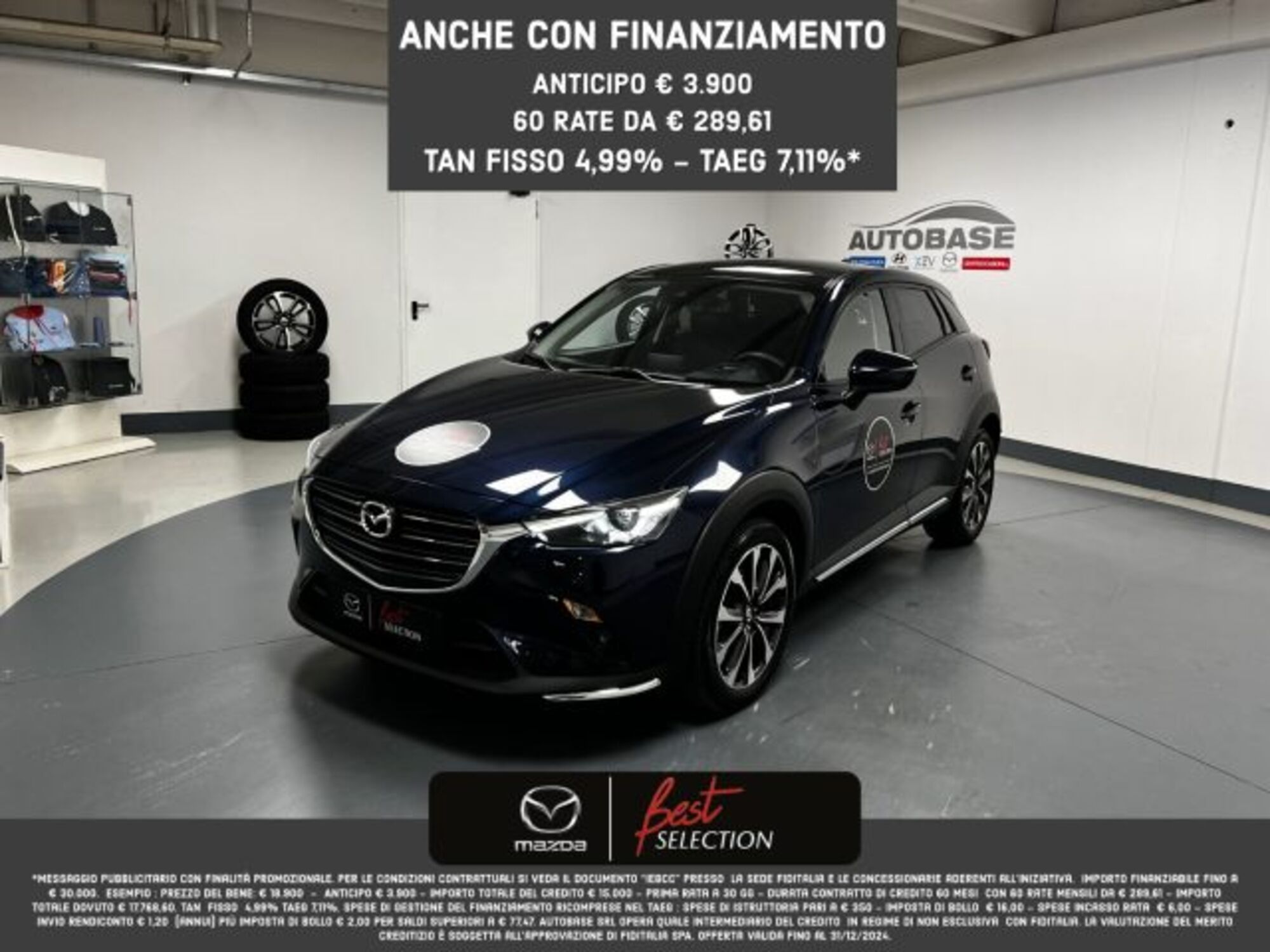 Mazda CX-3 2.0L Skyactiv-G Exceed  del 2021 usata a Brescia