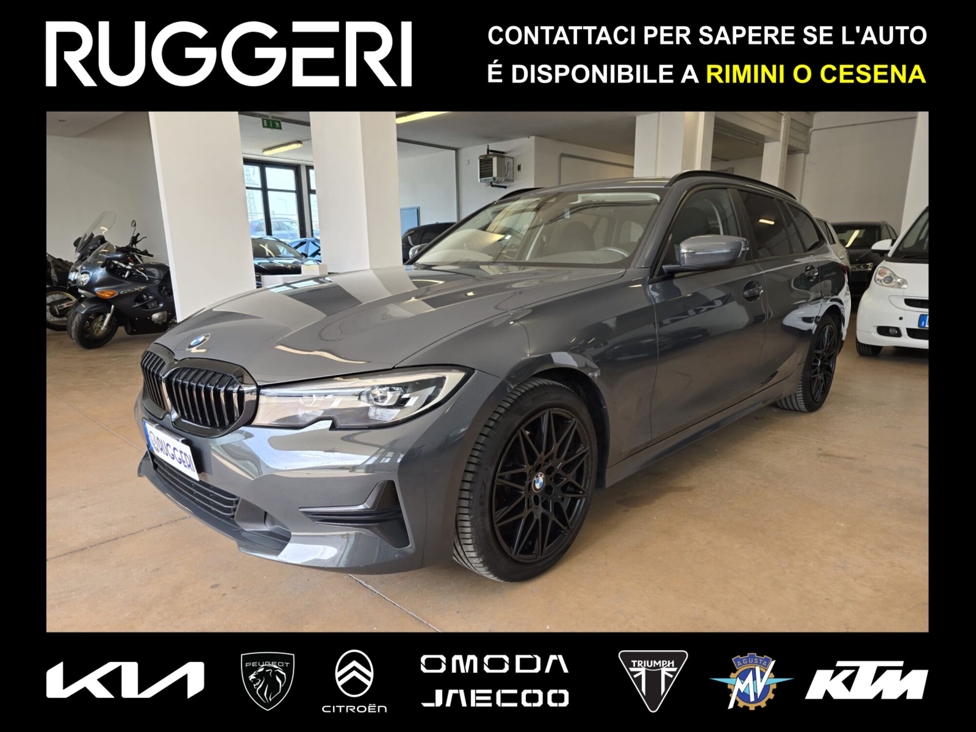 BMW Serie 3 Touring 320d xDrive  Sport  del 2020 usata a Rimini