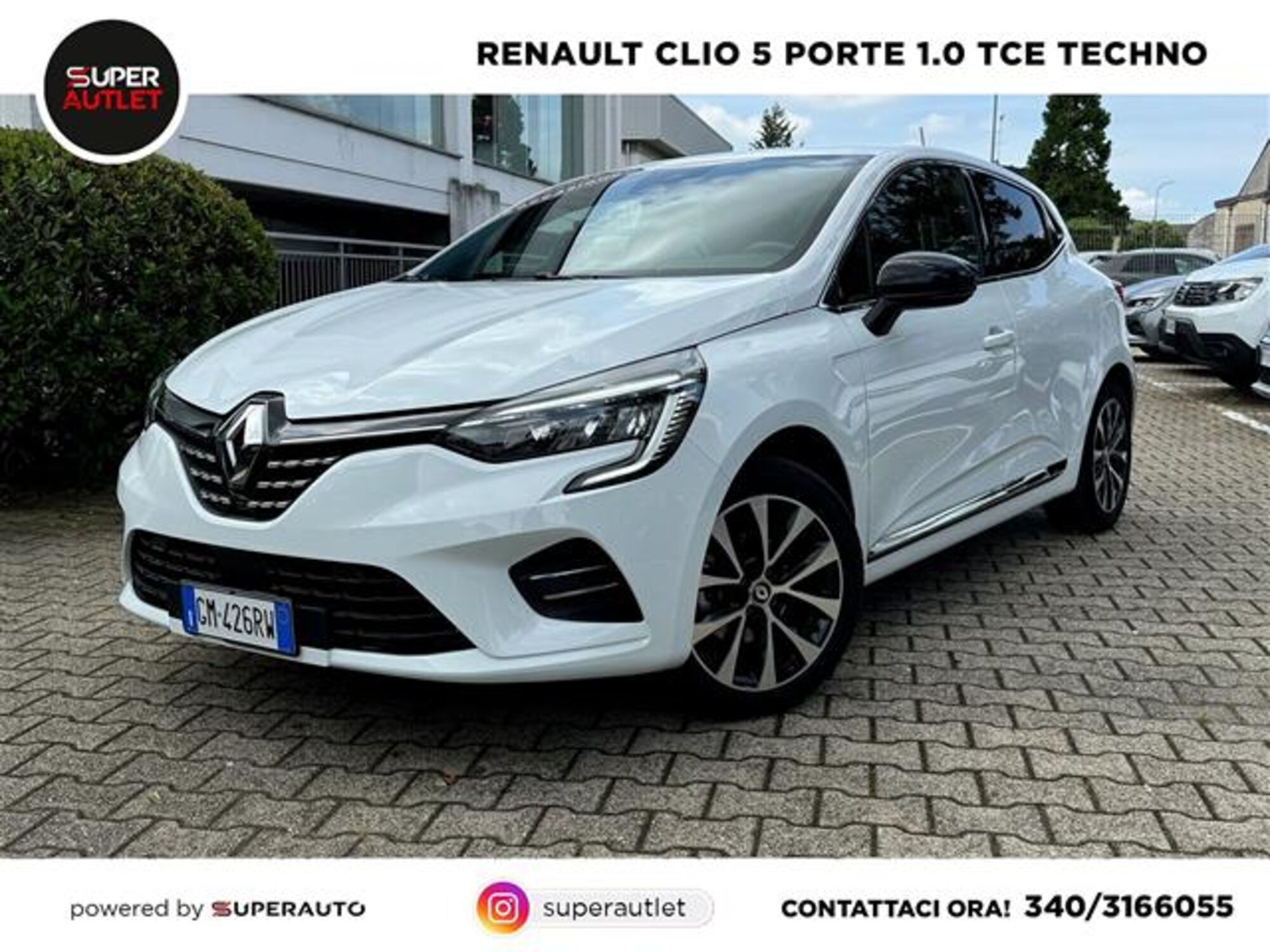 Renault Clio TCe 90 CV 5 porte Techno  del 2023 usata a Vigevano