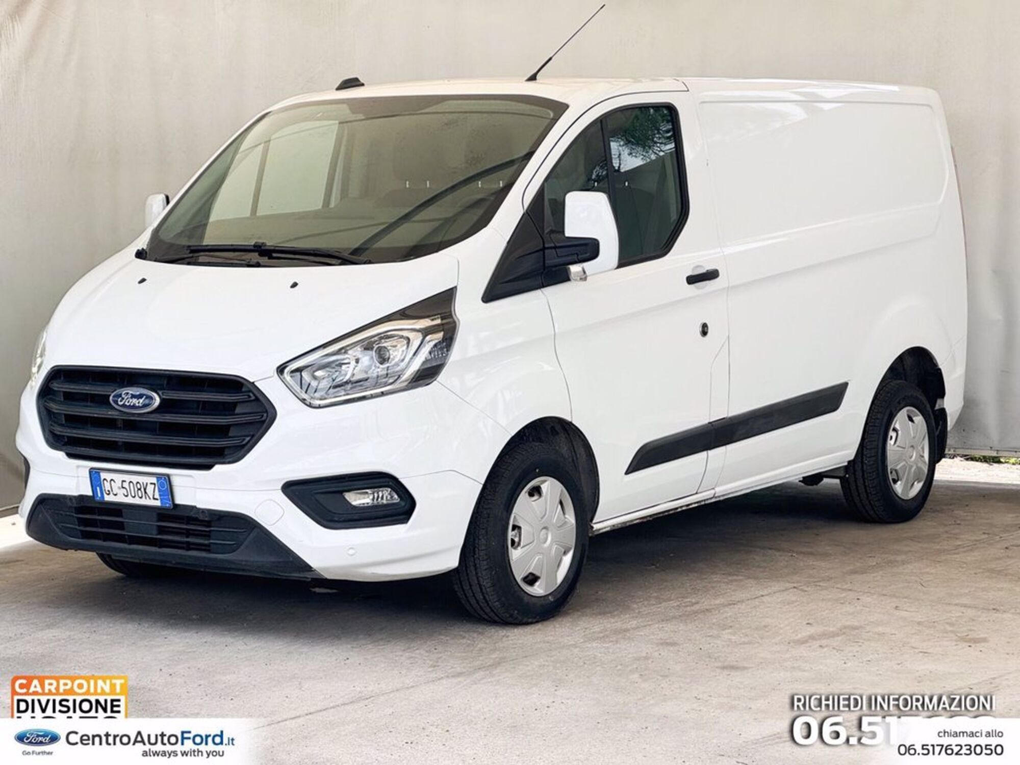 Ford Transit Custom Furgone 280 2.0 TDCi 130 MHEV PC Furgone Trend del 2020 usata a Albano Laziale