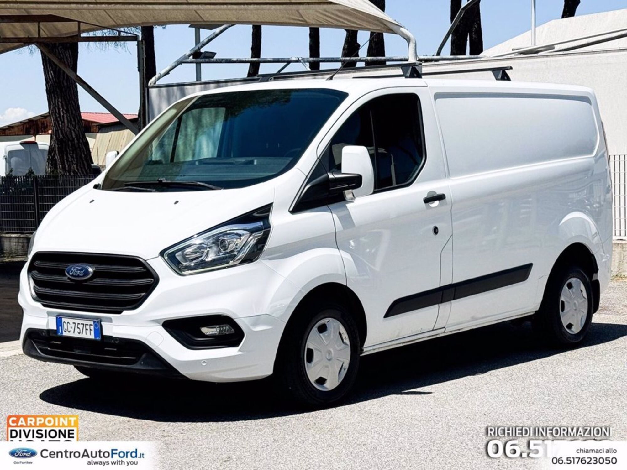 Ford Transit Custom Furgone 280 2.0 TDCi 130 MHEV PC Furgone Trend del 2020 usata a Albano Laziale