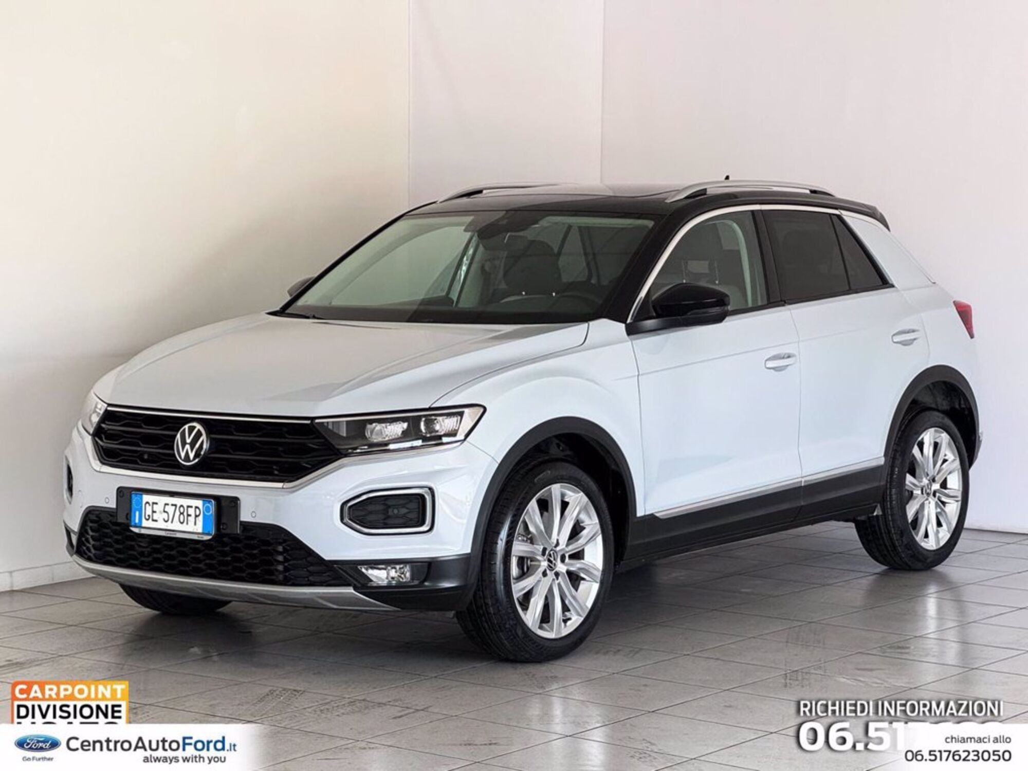 Volkswagen T-Roc 2.0 TDI SCR 150 CV Advanced BlueMotion Technology del 2021 usata a Albano Laziale