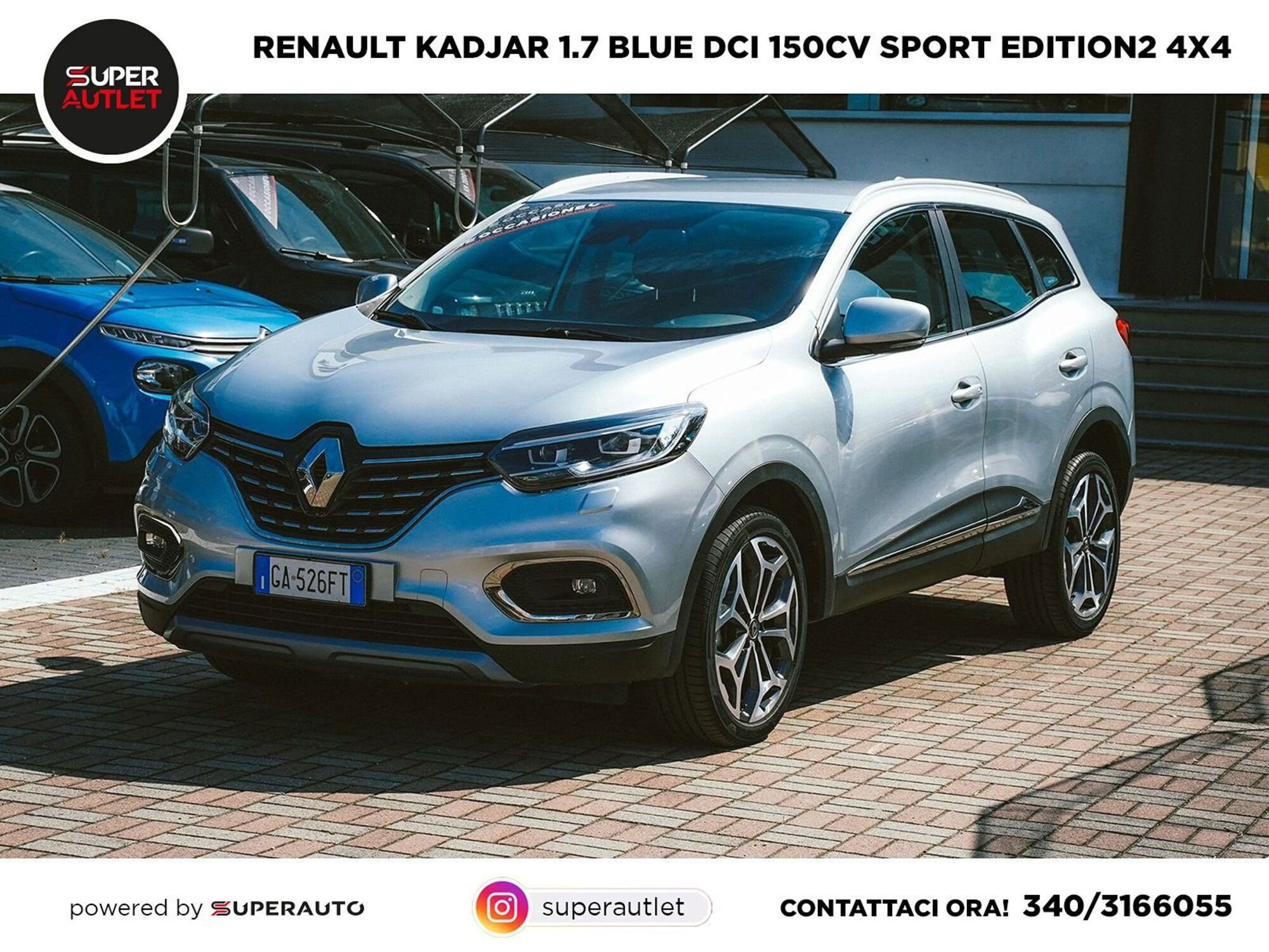 Renault Kadjar dCi 150CV AWD Sport Edition2 del 2020 usata a Albano Vercellese
