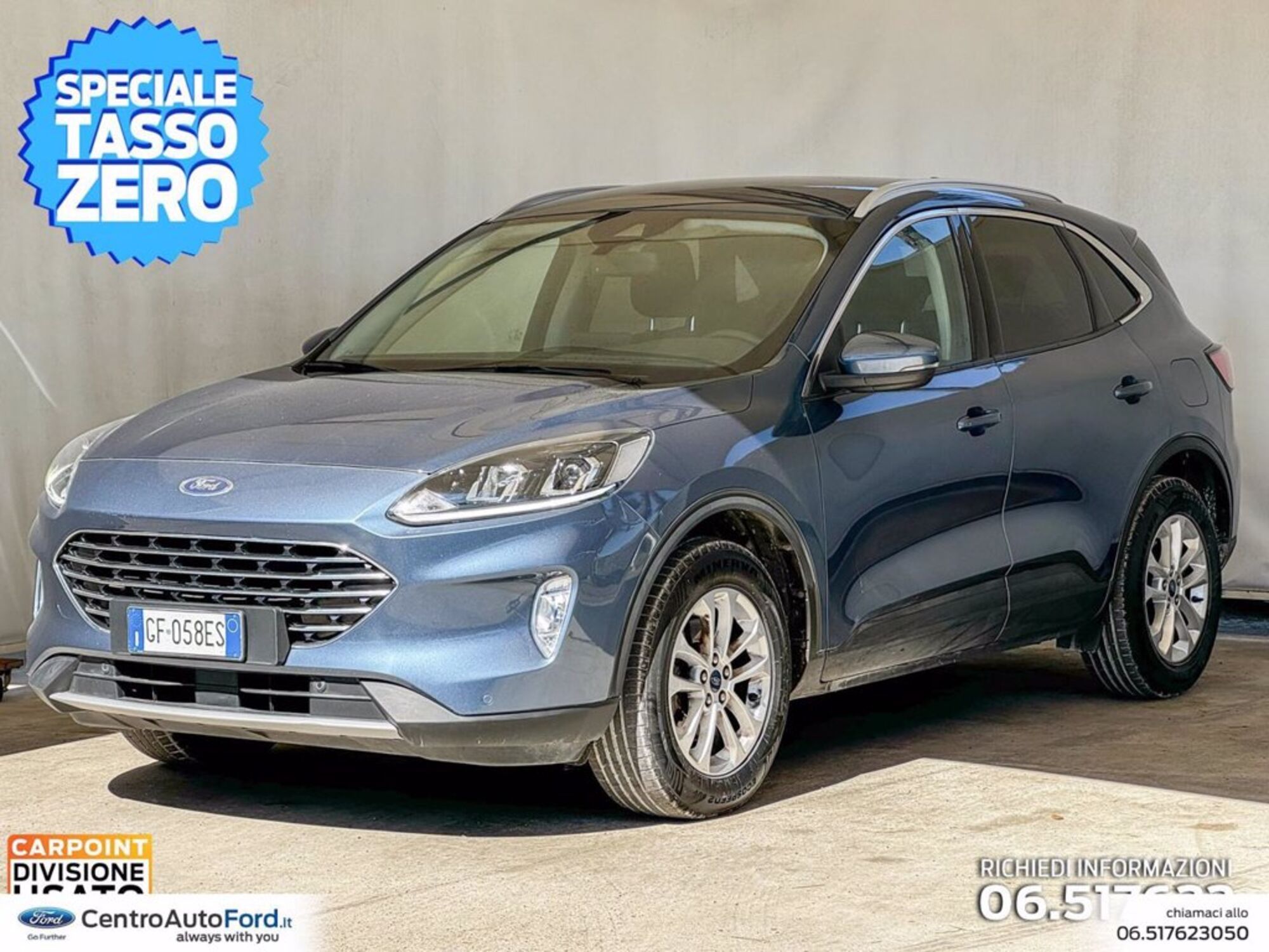 Ford Kuga 1.5 EcoBlue 120 CV 2WD Titanium  del 2021 usata a Albano Laziale