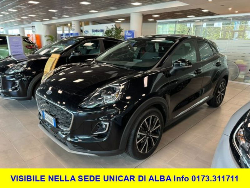 Ford Puma 1.0 EcoBoost Hybrid 125 CV S&amp;S aut. Titanium Design  del 2021 usata a Alba