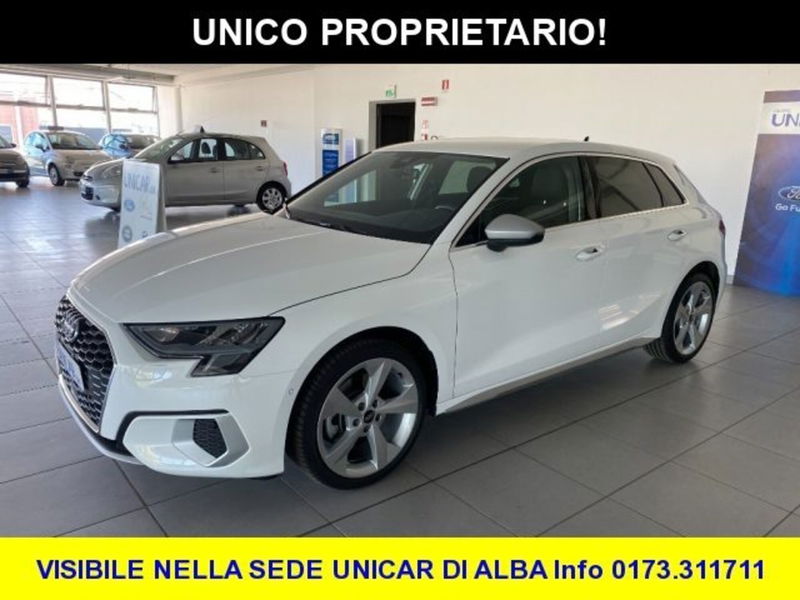 Audi A3 Sportback 30 TDI S tronic Business Advanced del 2021 usata a Alba