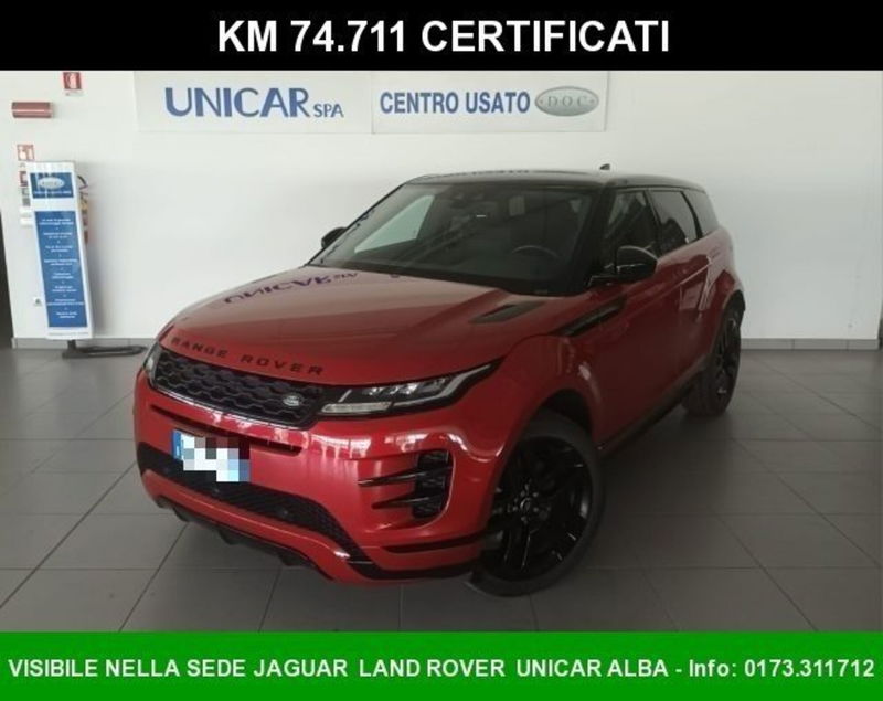 Land Rover Range Rover Evoque 2.0D I4 240 CV AWD Auto R-Dynamic del 2019 usata a Alba