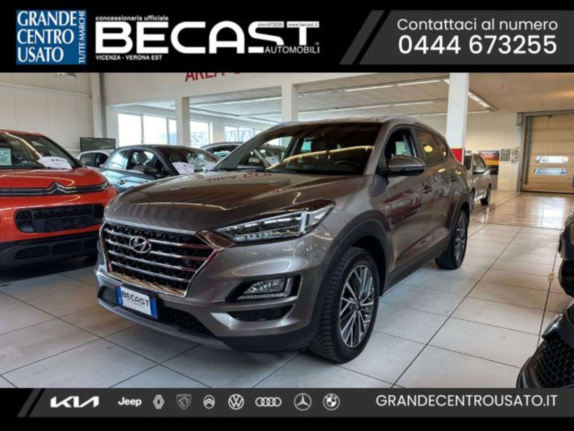 Hyundai Tucson 1.6 CRDi 136CV 48V DCT XLine del 2021 usata a Brendola