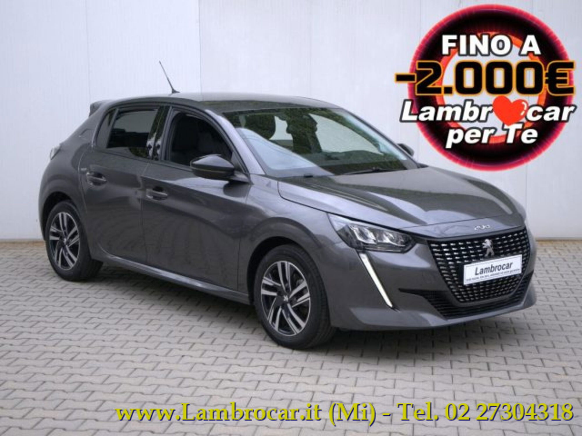 Peugeot 208 1.2 puretech Allure s&amp;s 100cv del 2023 usata a Cologno Monzese