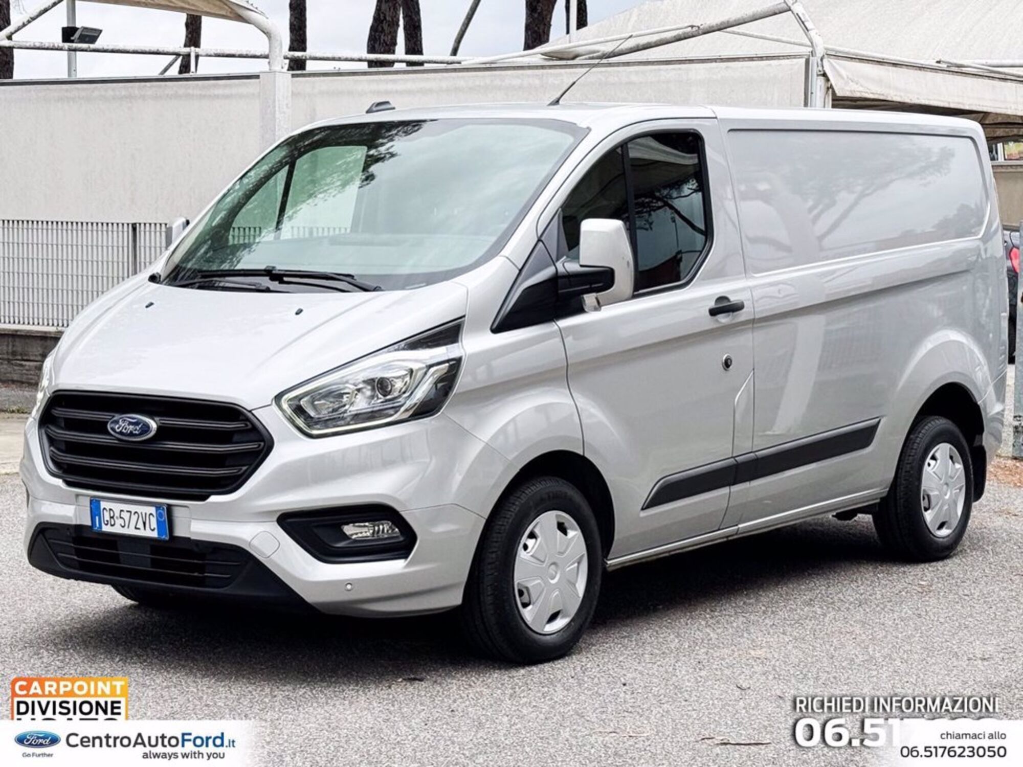 Ford Transit Custom Furgone 280 2.0 TDCi 130 MHEV PC Furgone Trend del 2020 usata a Albano Laziale