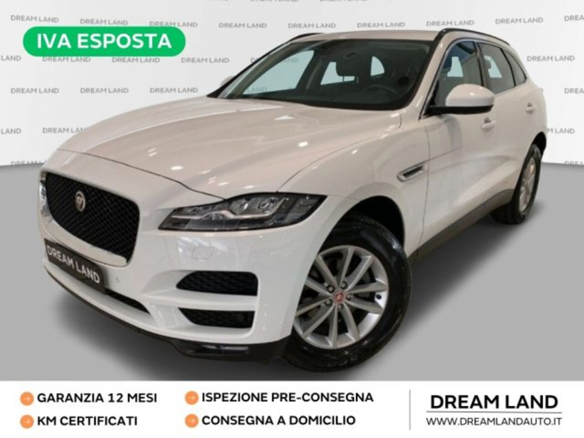 Jaguar F-Pace 2.0 D 180 CV AWD aut. Portfolio  del 2020 usata a Livorno