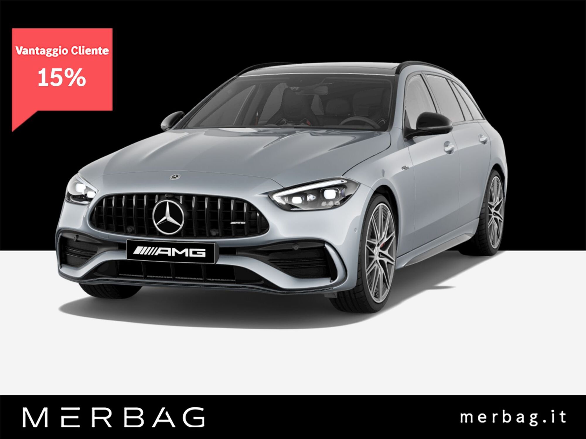 Mercedes-Benz Classe C Station Wagon 43 AMG 4Matic+ Mild hybrid Premium Pro nuova a Milano