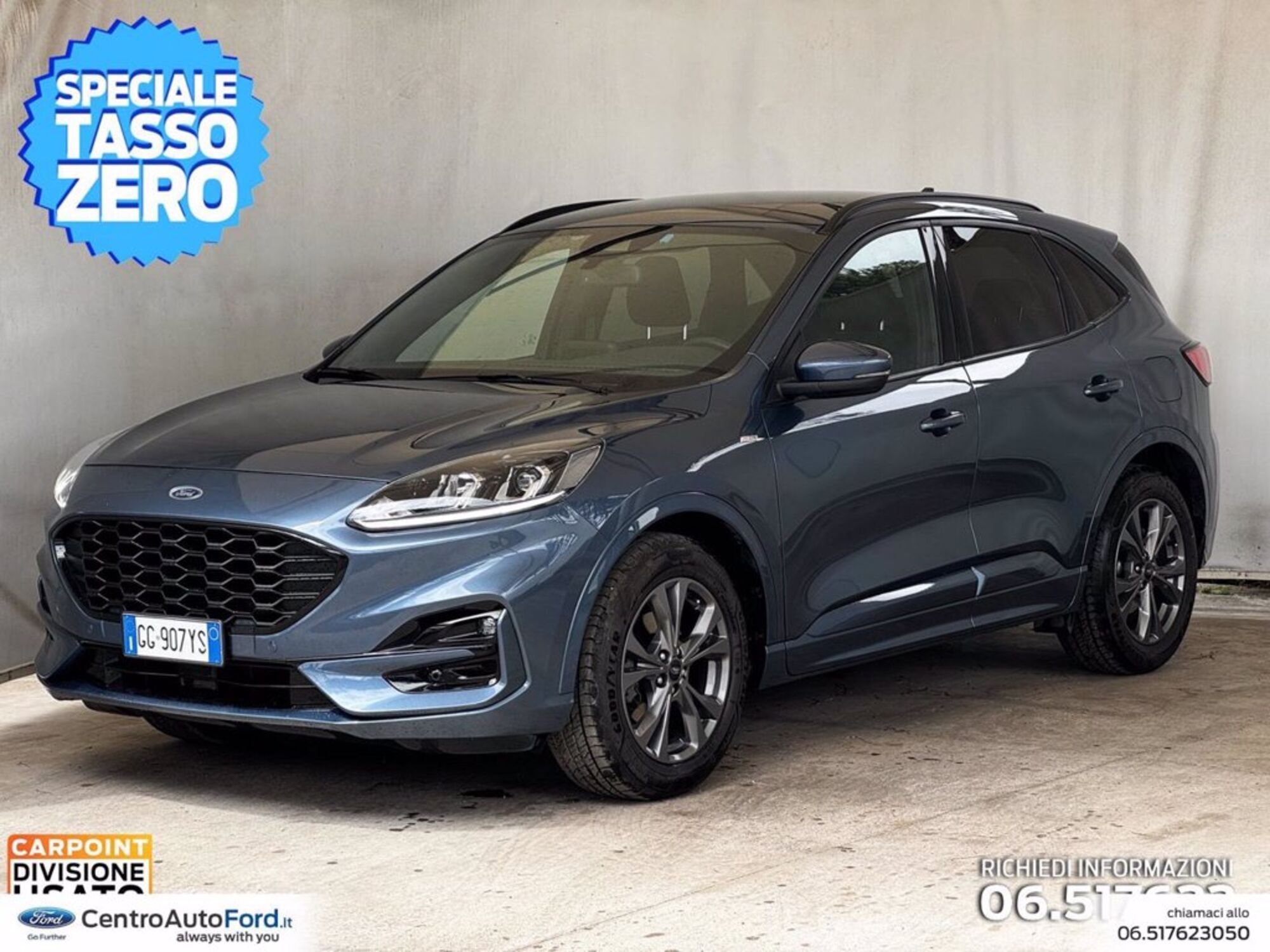 Ford Kuga 1.5 EcoBlue 120 CV 2WD ST-Line  del 2021 usata a Albano Laziale