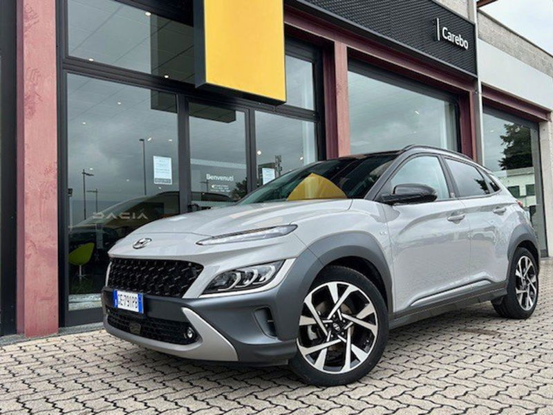 Hyundai Kona 1.0 T-GDI Hybrid 48V iMT XLine del 2021 usata a Parma