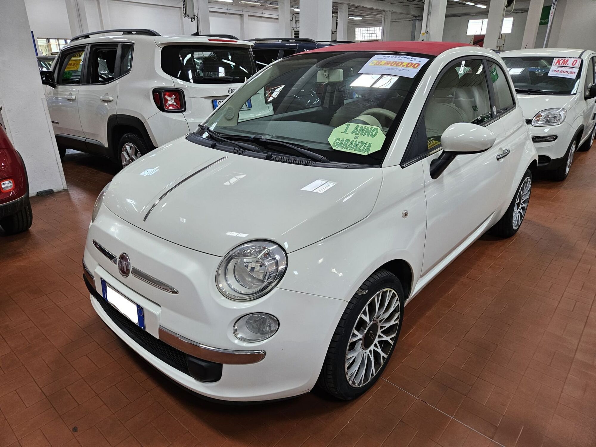 Fiat 500C Cabrio 1.2 Lounge  del 2013 usata a Altopascio