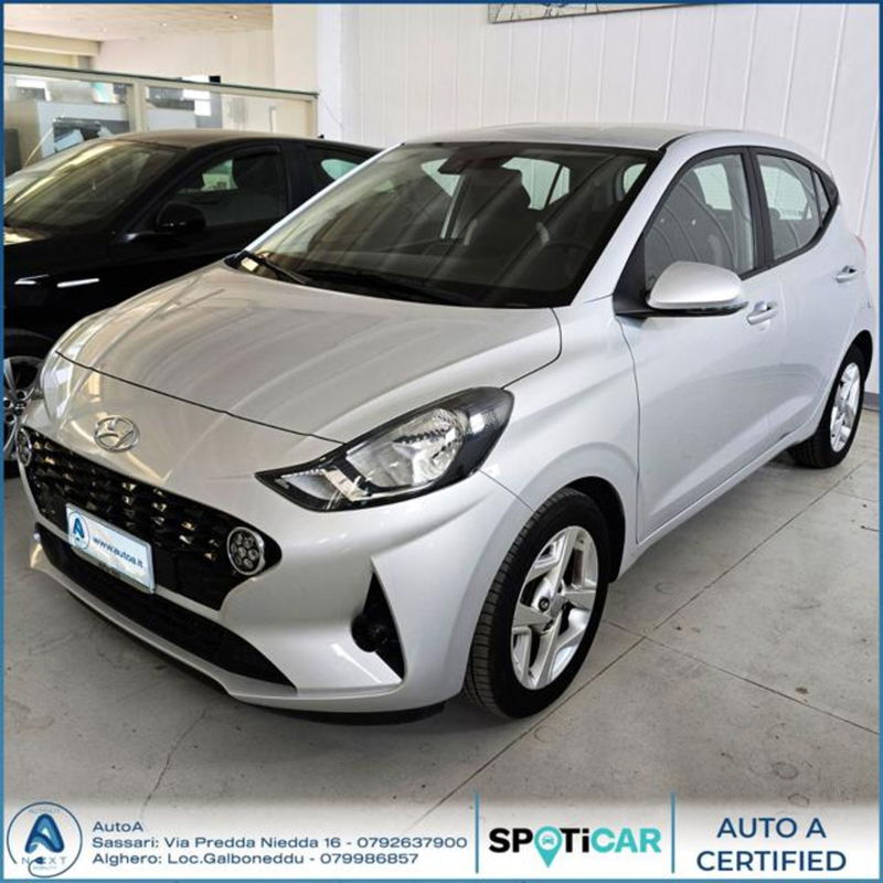 Hyundai i10 1.0 MPI Advanced del 2021 usata a Sassari