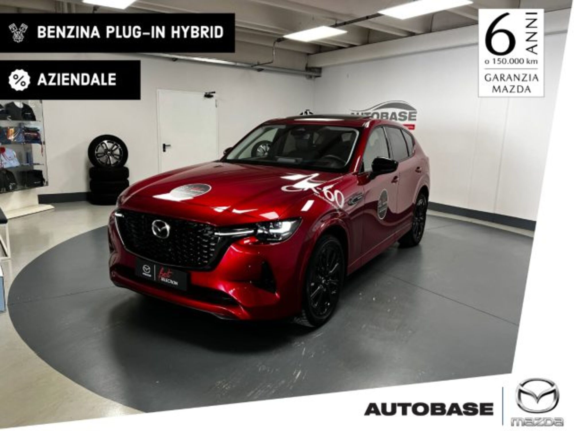 Mazda CX-60 2.5L e-Skyactiv G PHEV AWD Homura del 2023 usata a Brescia