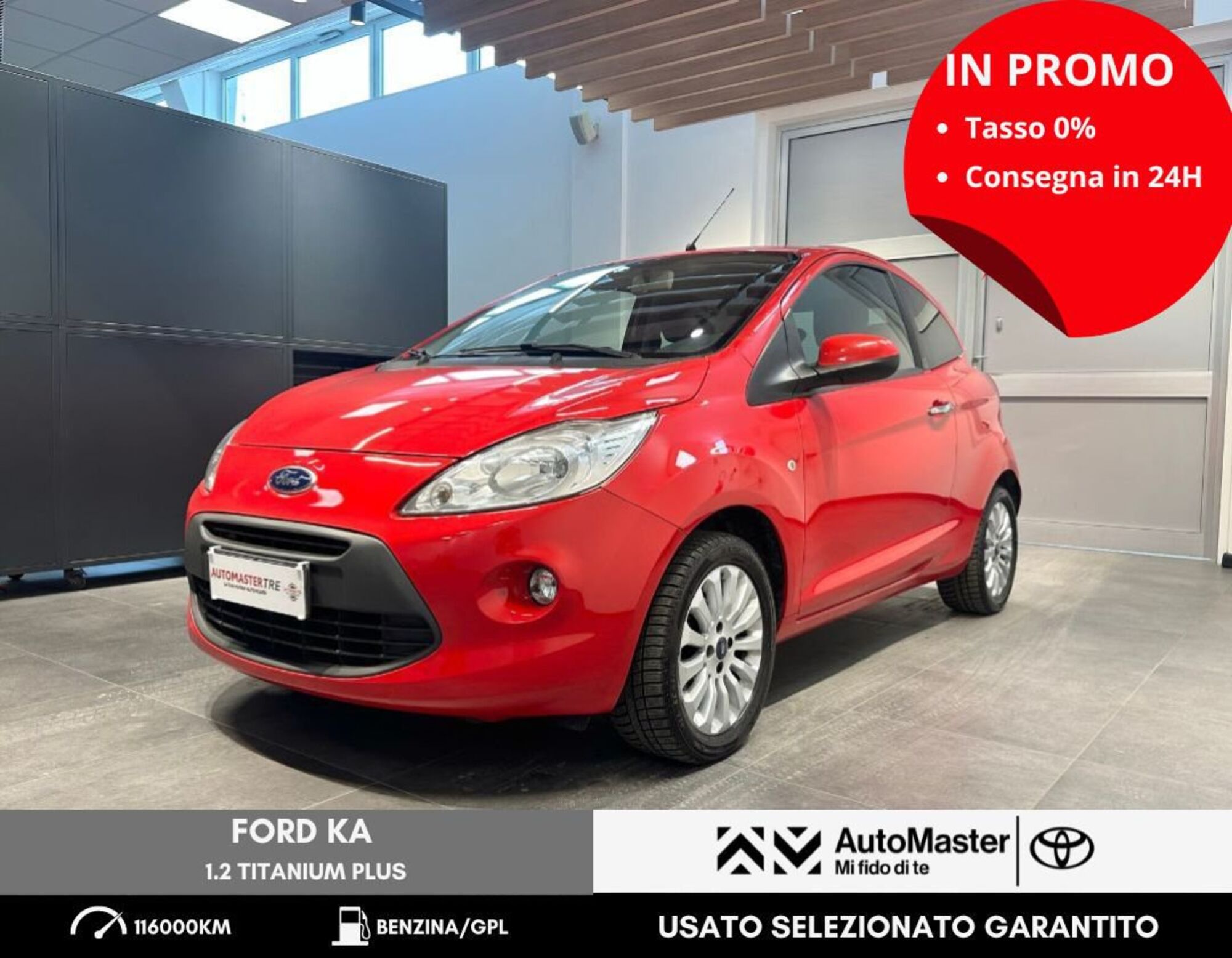 Ford Ka 1.2 8V 69CV Titanium  del 2015 usata a Ferrara