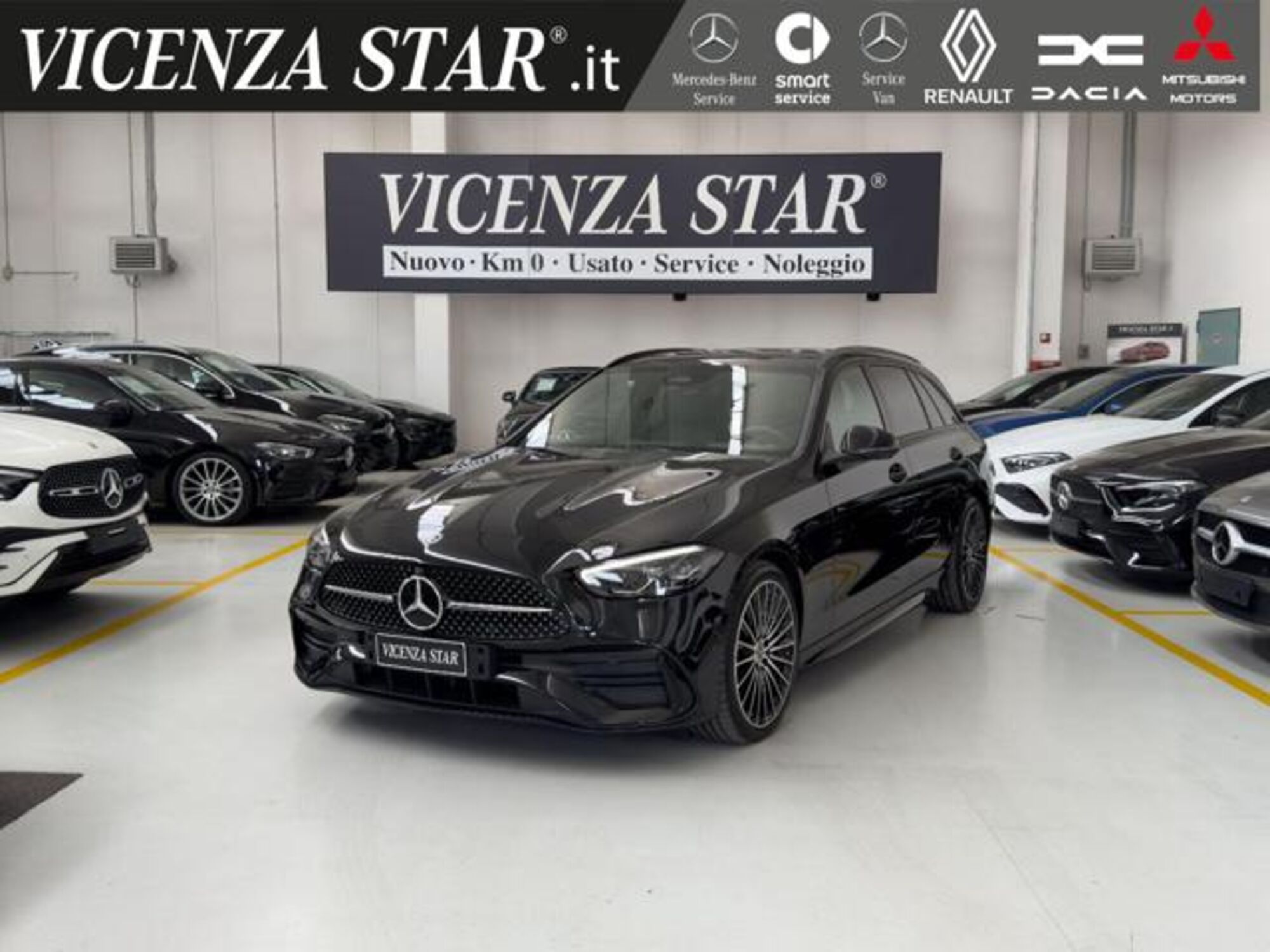 Mercedes-Benz Classe C Station Wagon SW 220 d mhev AMG Line Premium 4matic 200cv auto del 2022 usata a Altavilla Vicentina