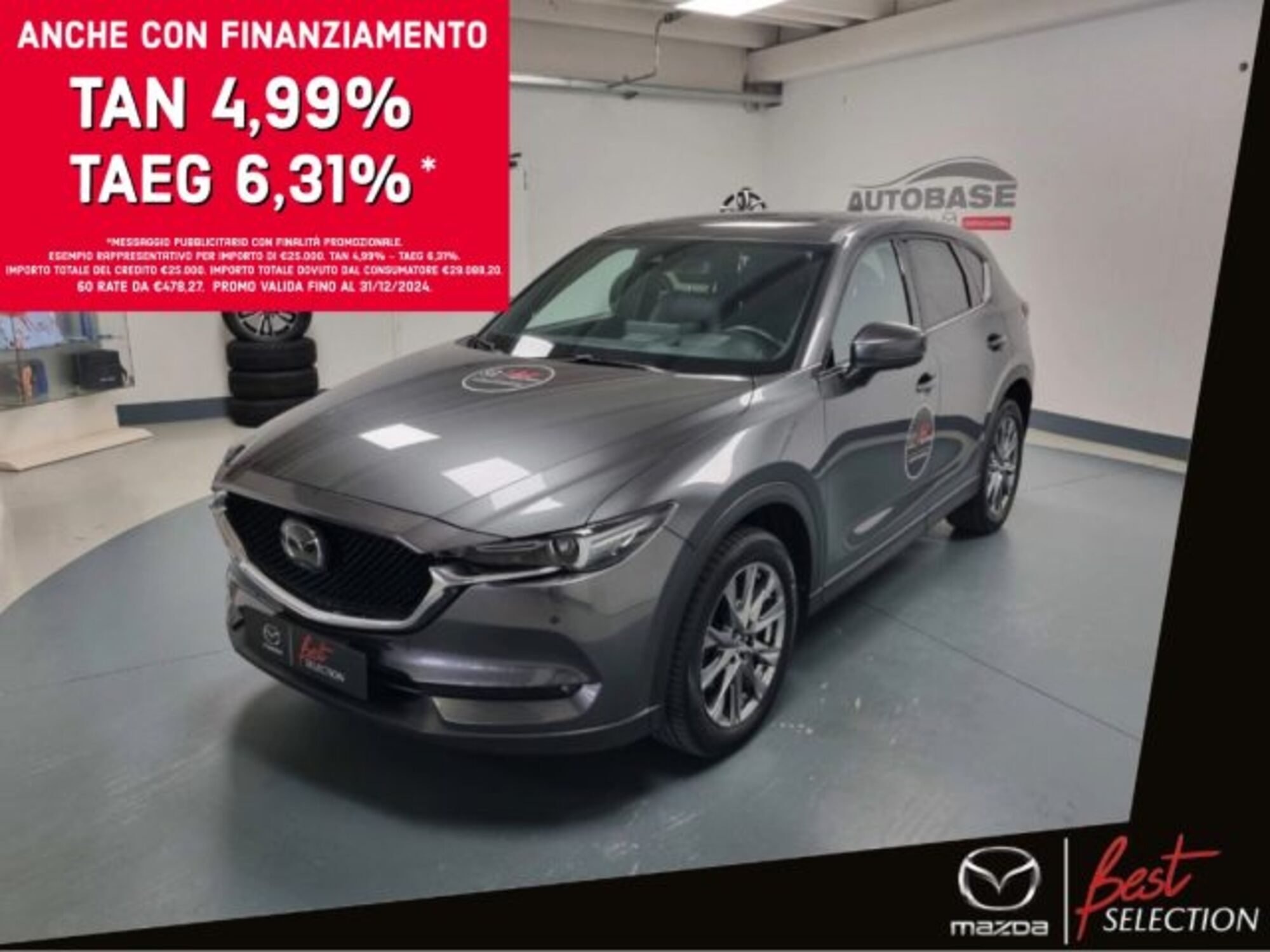 Mazda CX-5 2.2L Skyactiv-D 184 CV AWD Signature  del 2021 usata a Brescia