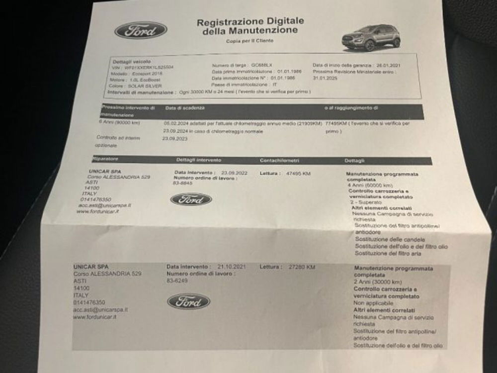 Ford EcoSport usata a Cuneo (14)